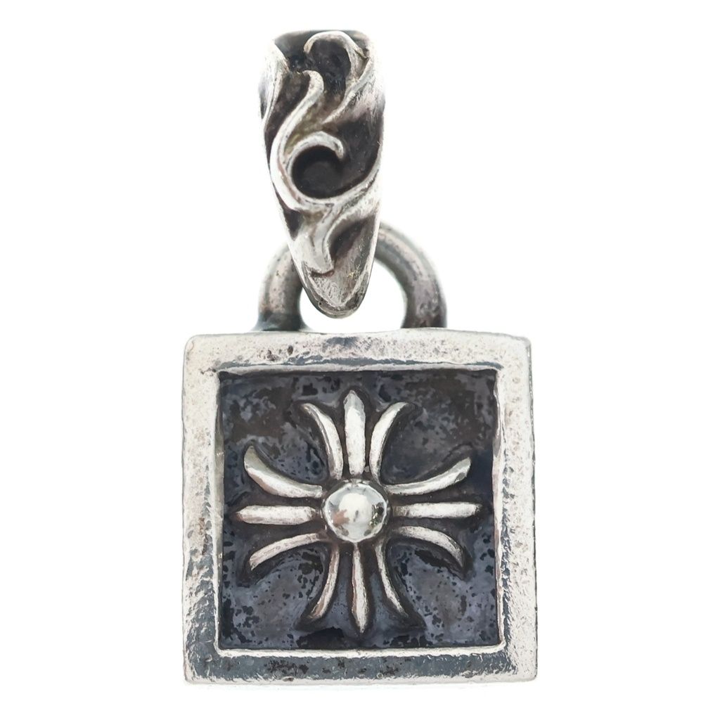 CHROME HEARTS (クロムハーツ) FRAMED CH PLUS フレームドCHプラス チャーム ペンダントトップ シルバー BCA271