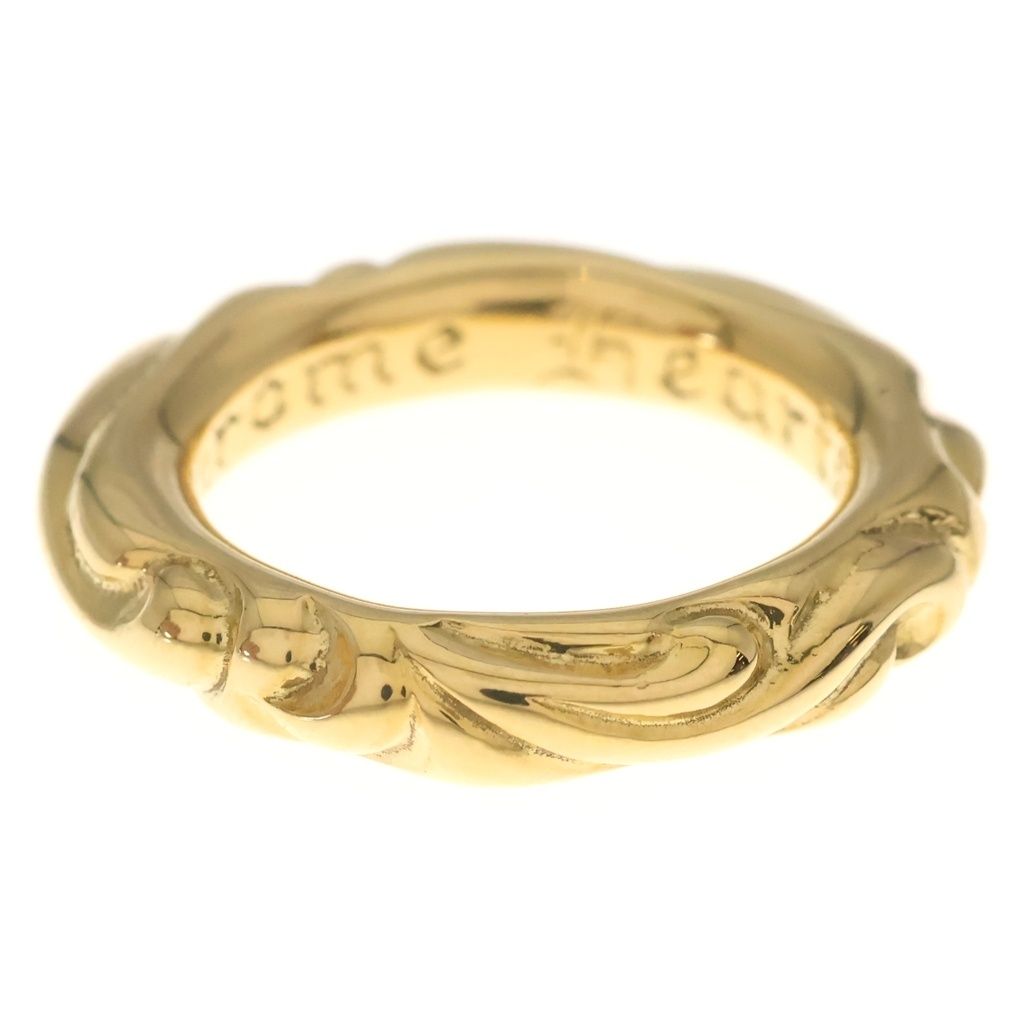 CHROME HEARTS (クロムハーツ) 22K SCRL BAND スクロールバンド リング