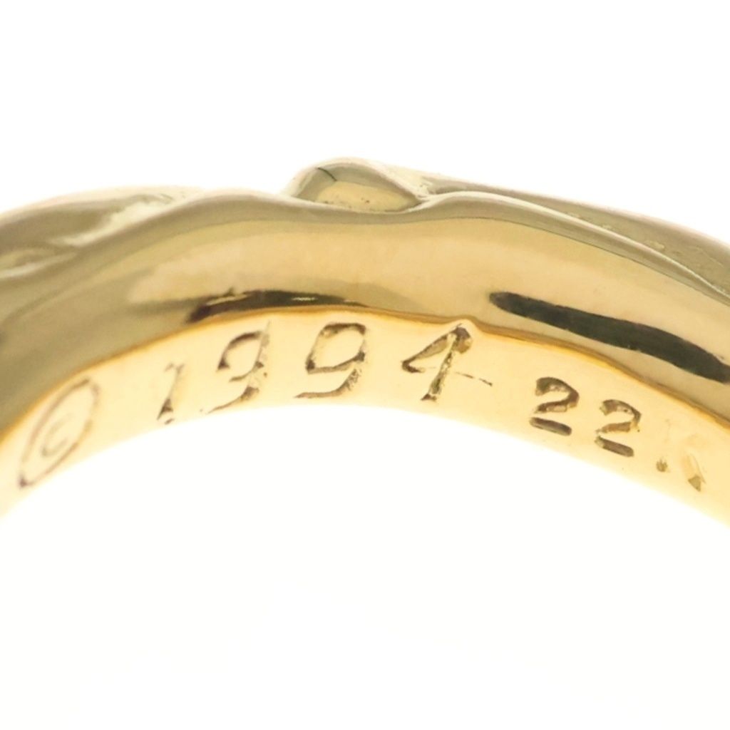 CHROME HEARTS (クロムハーツ) 22K SCRL BAND スクロールバンド リング