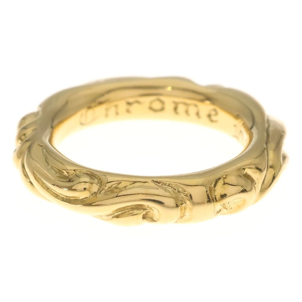 CHROME HEARTS (クロムハーツ) 22K SCRL BAND スクロールバンド リング