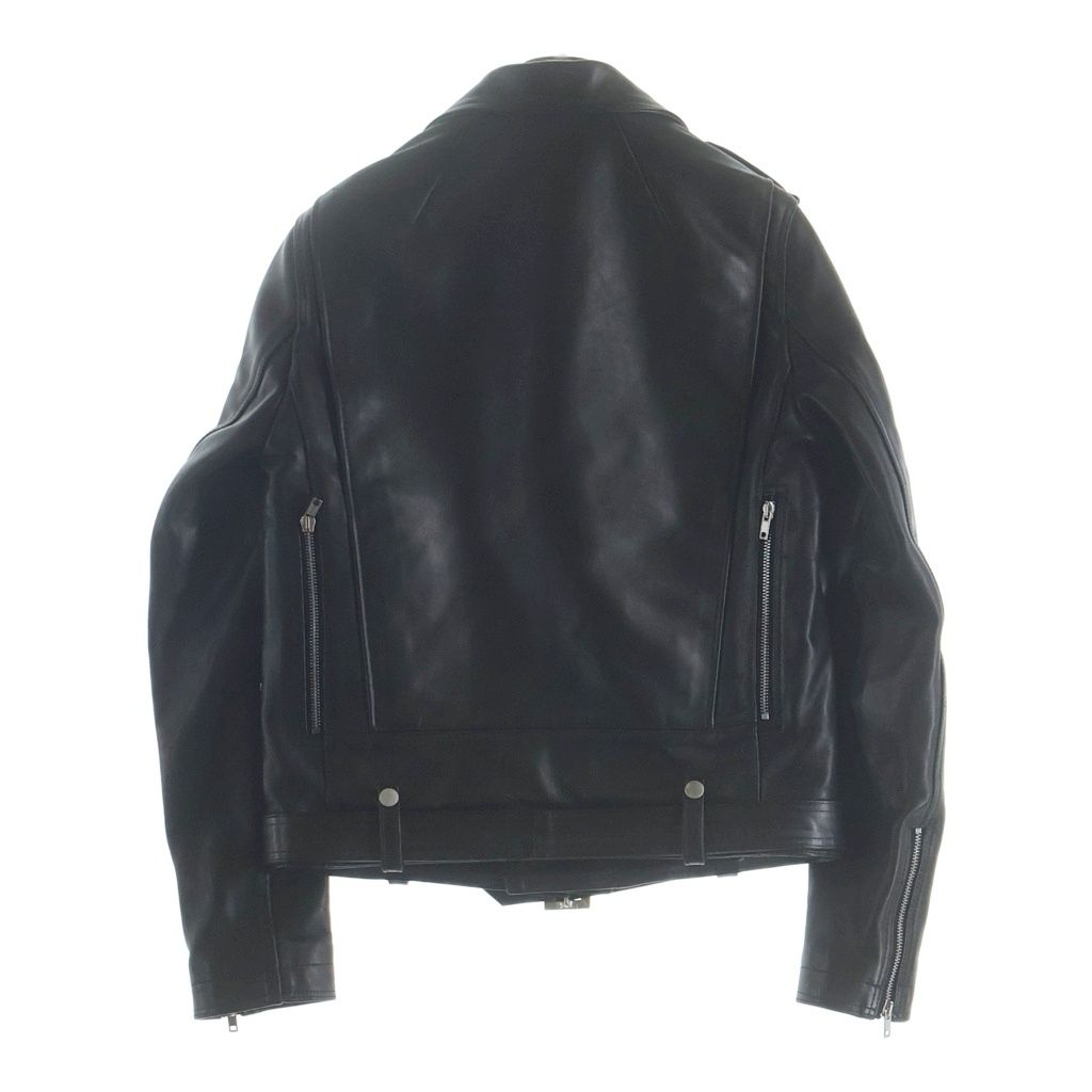 Rick Owens リックオウエンス 25AW CONCORDIANS BAUHAUS STOOGES コンコルディアンス期 バウハウスストゥージス ホースレザーダブルライダースジャケット RR02E1702-LHOSJP ブラック Rick Owens (リックオウエンス) 25AW CONCORDIANS BAUHAUS STOOGES