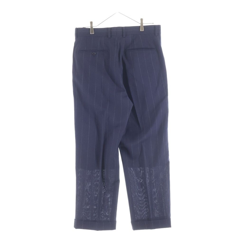 ワコマリア×ドーメル/ラメストライプトラウザーズ/スラックス/センタープレス WACKO MARIA (ワコマリア) 24SS ×DORMEUIL PLEATED TROUSERS TYPE-1