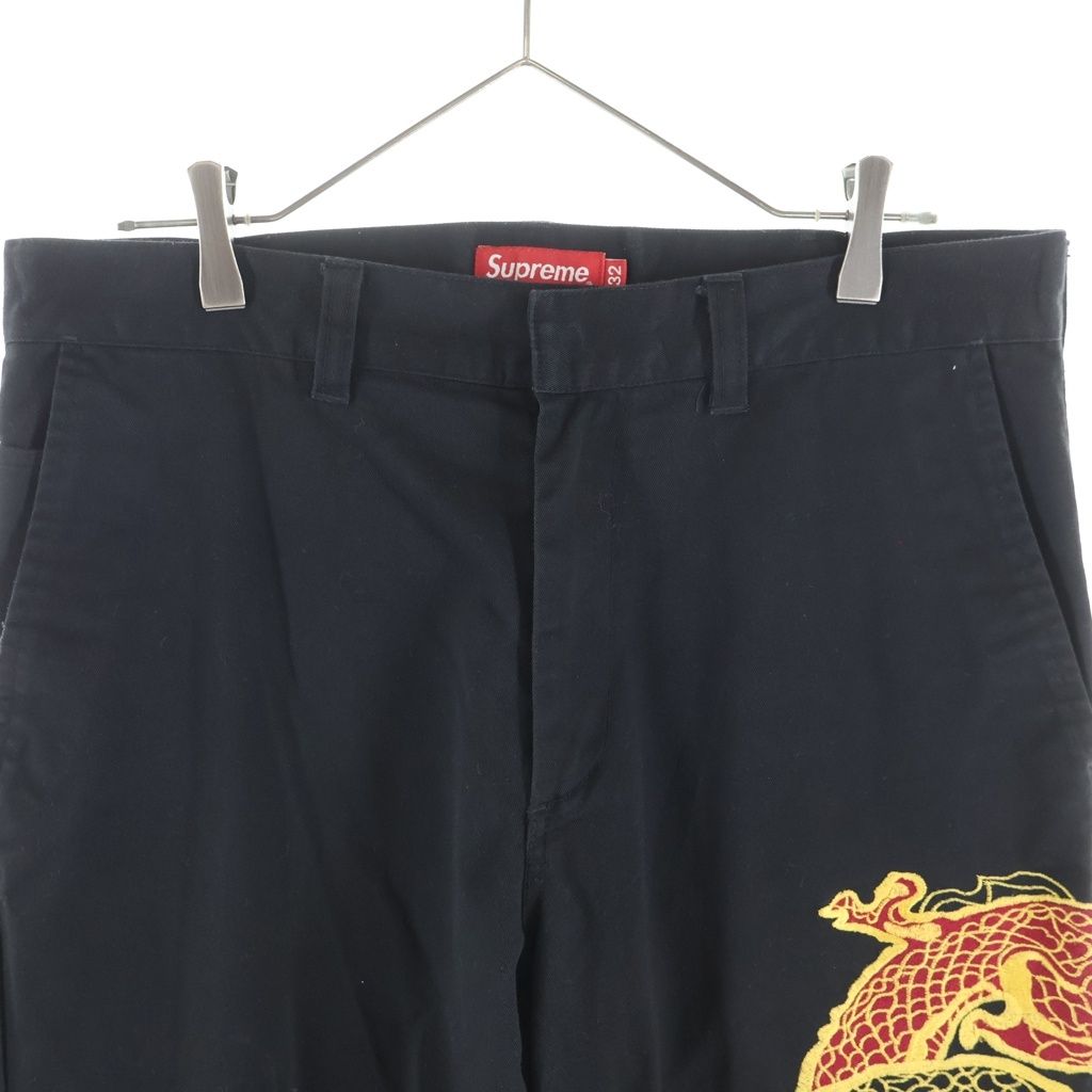 SUPREME (シュプリーム) 18AW Dragon Work Pant ドラゴンエンブロイ