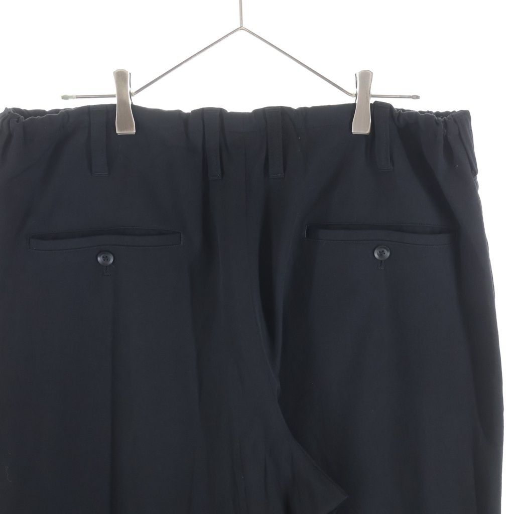 Yohji Yamamoto POUR HOMME ヨウジヤマモト プールオム 18SS ウールギャバ 定番ヒモパンツ ブラック HW-P10-100 Yohji Yamamoto POUR HOMME (ヨウジヤマモト プールオム) 18SS ウール