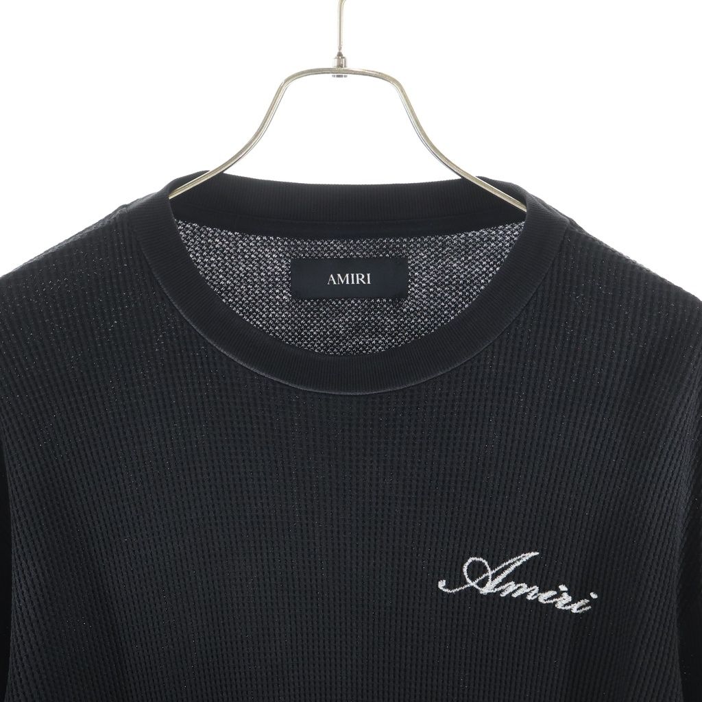 AMIRI (アミリ) 26SS BONES LONG SLEEVE TEE ボーン エンブロイダリー