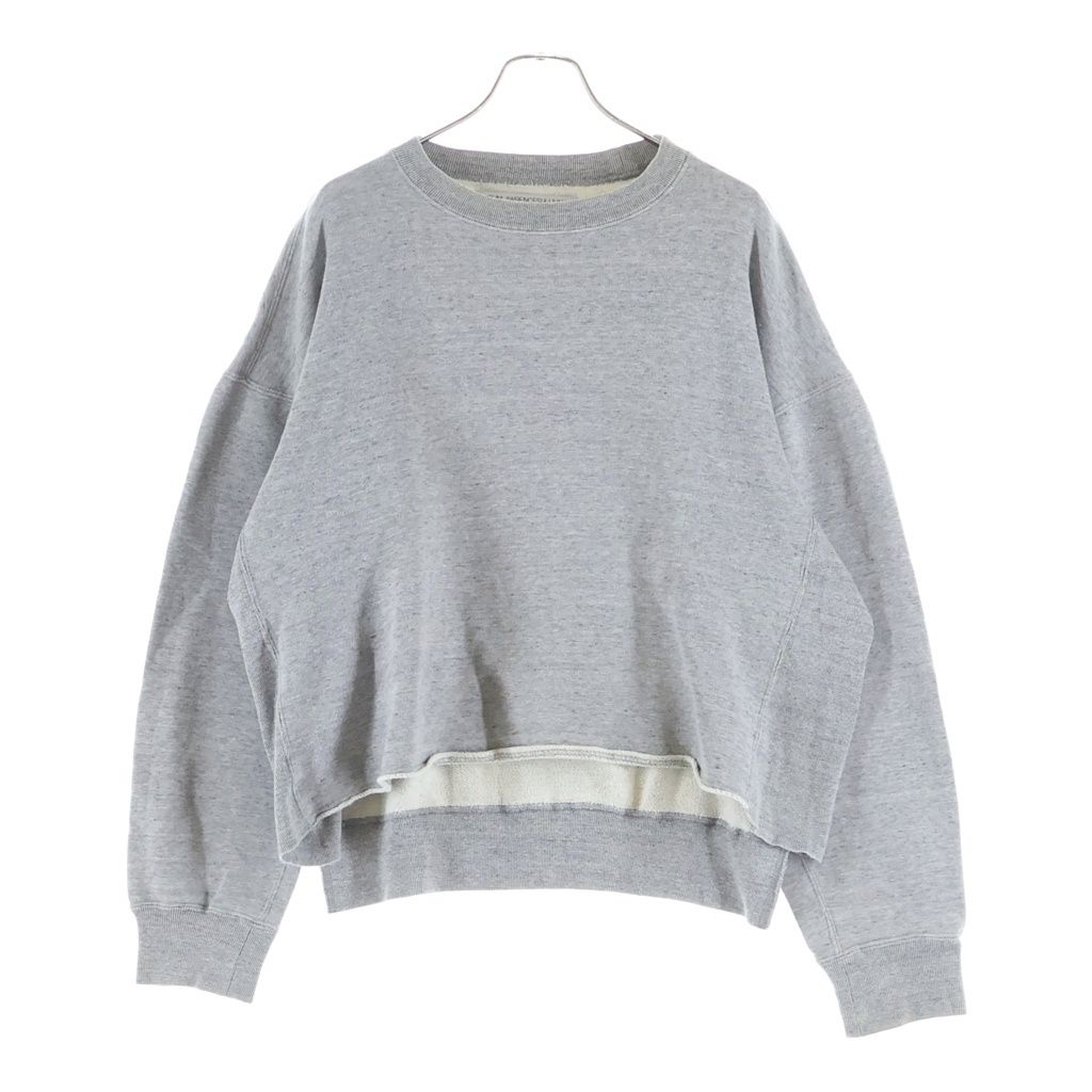 JOHN LAWRENCE SULLIVAN ジョンローレンスサリバン COTTON CREW NECK SWEAT コットンクルーネックスウェットトレーナー グレー JOHN LAWRENCE SULLIVAN (ジョンローレンスサリバン) COTTON CREW NECK