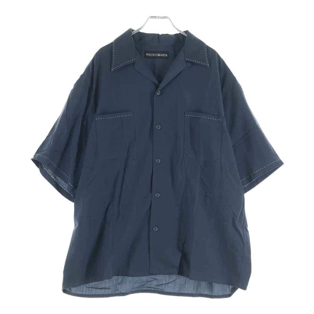 ワコマリア　ネイビーとセット　WT様 WACKO MARIA (ワコマリア) 25SS 50'S OPEN COLLAR SHIRT S/S TYPE-4