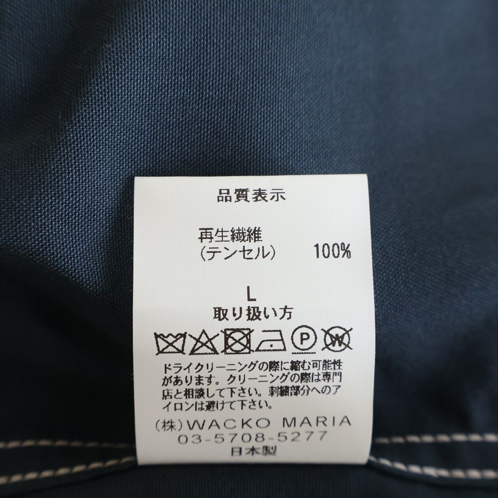 25ssワコマリア /Lサイズ/正規店購入タグあり WACKO MARIA (ワコマリア) 25SS 50'S OPEN COLLAR SHIRT S/S TYPE-4