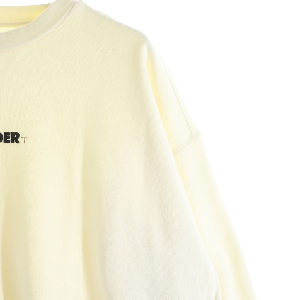ほぼ新品 ジルサンダー トレーナー フロントロゴ JIL SANDER (ジルサンダー) 21AW コットン フロントロゴプリント