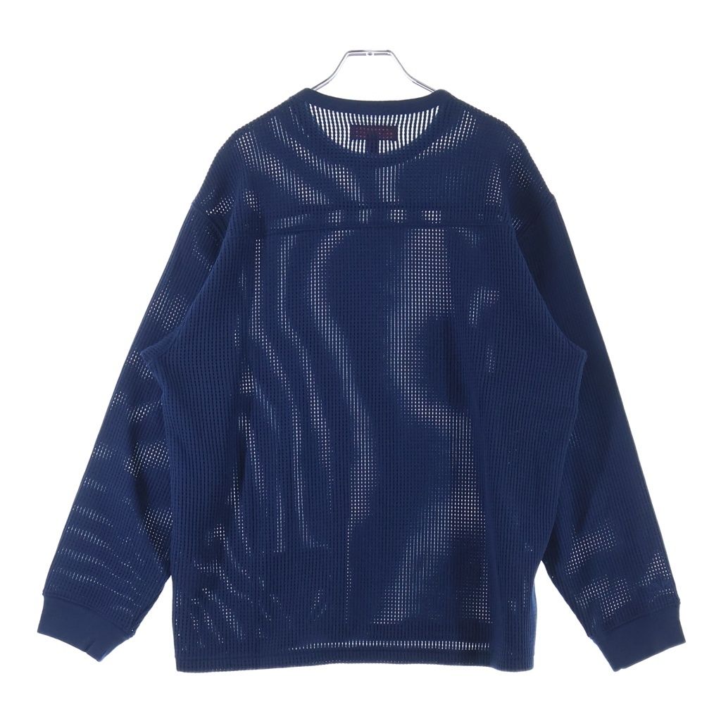 SUPREME　ポーラテックメッシュ長袖カットソー SUPREME (シュプリーム) 25SS Polartec Mesh L/S Football Top Navy