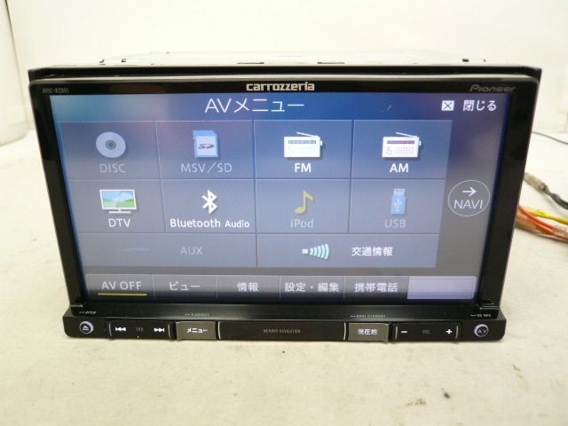 中古】 2026年版 カロッツェリア AVIC-RZ801-D メモリーナビ 地デジ