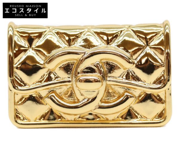 CHANEL　シャネル　新品同様 B23K ココマーク ターンロック マトラッセバッグモチーフ