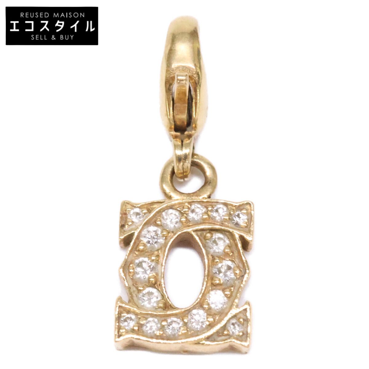 Cartier カルティエ 750YG ダイヤモンド 2C カルティエ ベビー