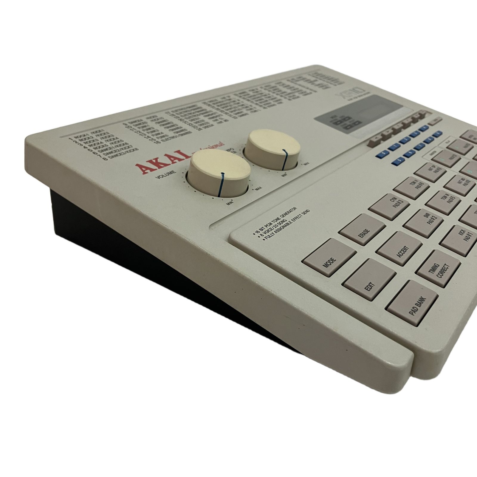 AKAI リズムマシン XR-10 16BIT PCM DRUM MACHINE ドラムマシン アカイ