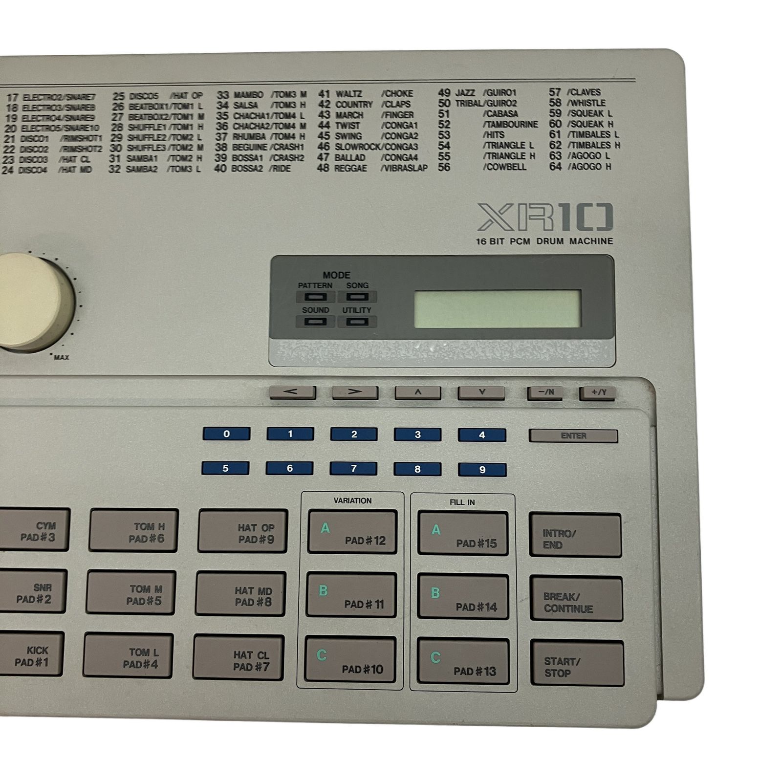 AKAI リズムマシン XR-10 16BIT PCM DRUM MACHINE ドラムマシン アカイ