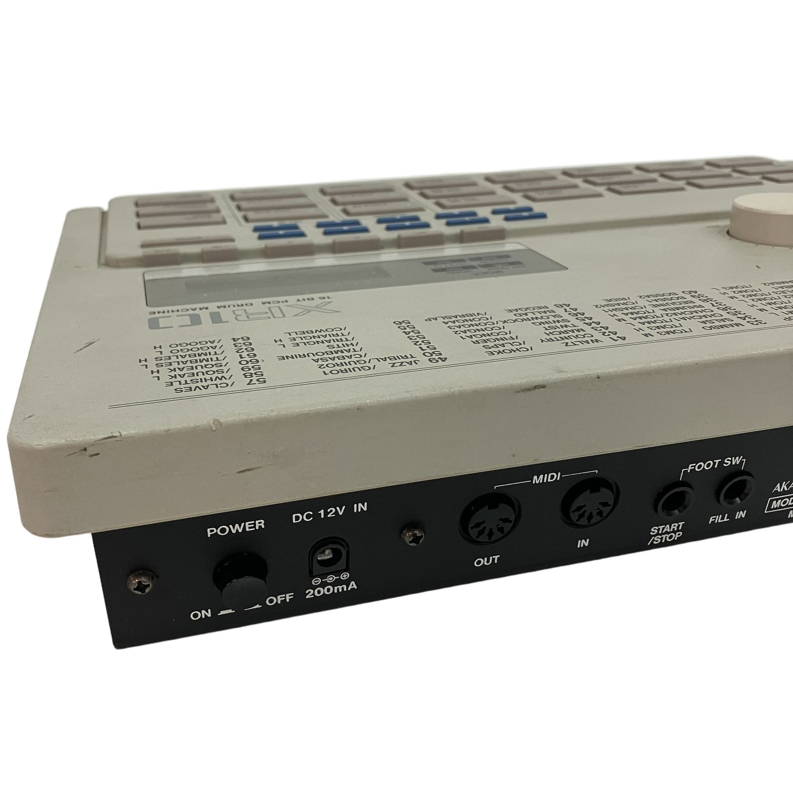 AKAI リズムマシン XR-10 16BIT PCM DRUM MACHINE ドラムマシン アカイ