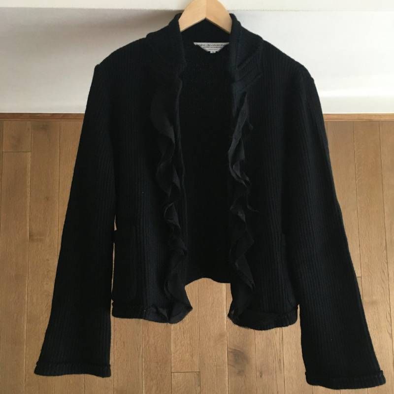 美品 AD2002　robe de chambre COMME des GARCONS コムデギャルソン　ニット　 ジャケットM