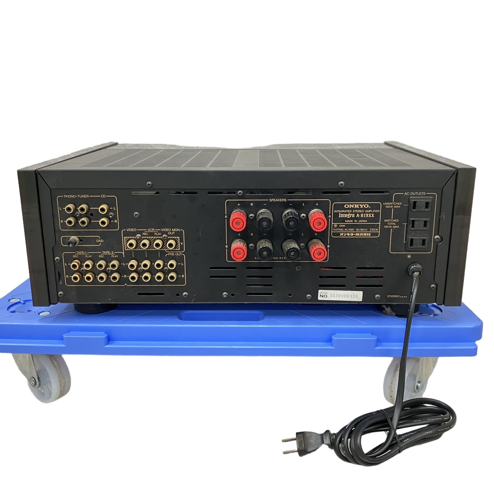 ONKYO Integra A 817RX/プリメインアンプ/ジャンク品 ONKYO integra A-819XX プリメインアンプ 音響機材 ジャンク Y11328421