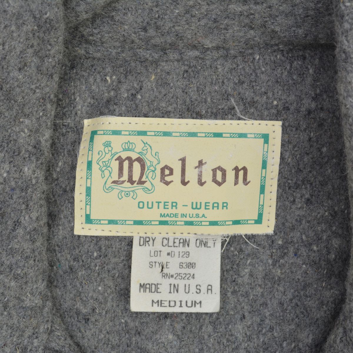 Melton】80s〜 USA製 スポーツウールジャケット - メルカリ