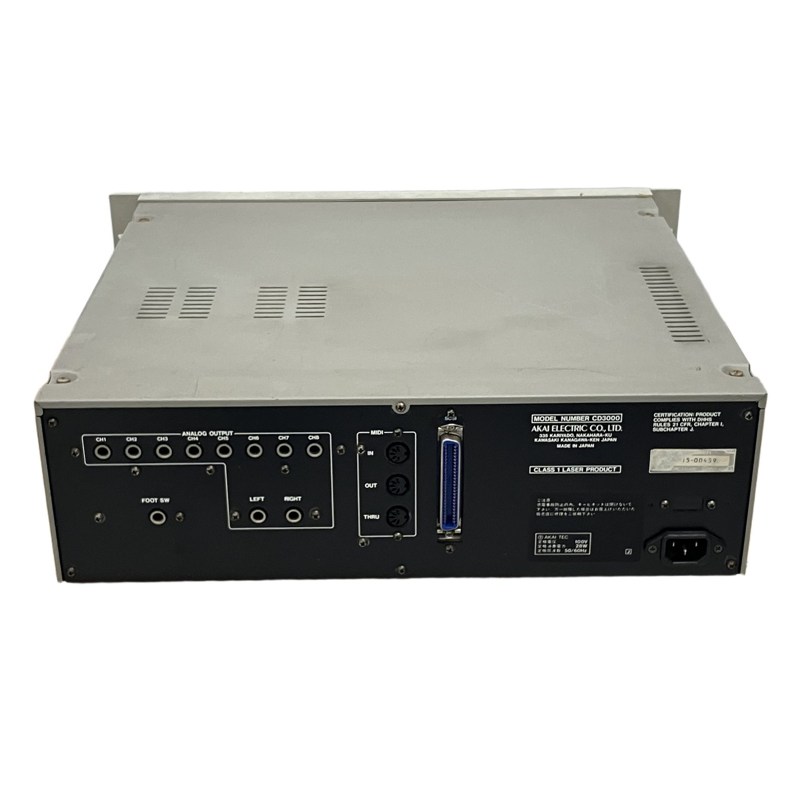 AKAI CD3000/i CDドライブ内蔵 サウンド デジタルサンプラー