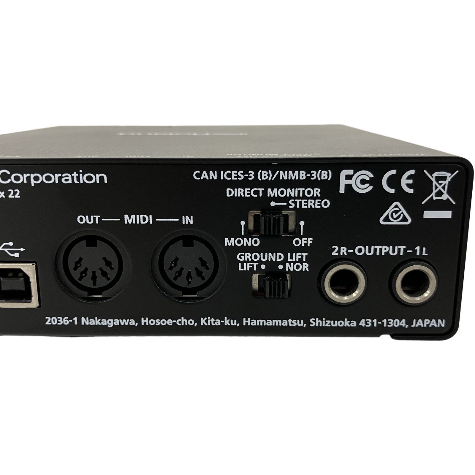 Roland RUBIX22 Audio Interface USBオーディオインターフェース