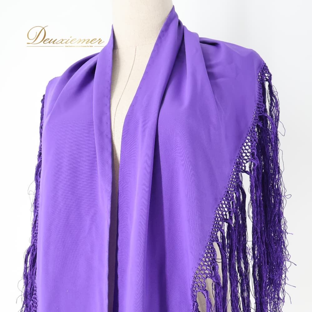 フラメンコ 衣装 Artesanía Textil S.L シージョ ピキージョ パープル