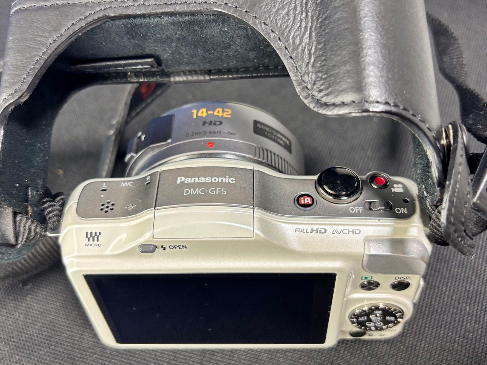 Panasonic LUMIX DMC-GF5 ミラーレス一眼カメラ 充電機欠品のため