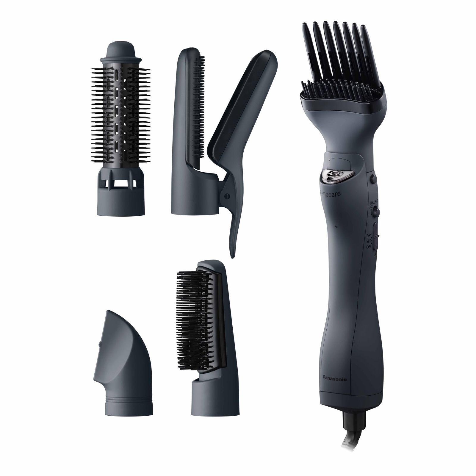 パナソニック エアースタイラー Air styler nanocare くるくるドライヤー ナノケア 高浸透ナノイー チャコールブラック EH-KN0K-K [海外使用NG] [水分量★★★★★]