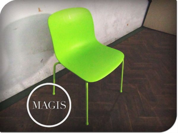 ■展示品■未使用品■MAGIS/マジス■高級■SD2382■TROY/トロイ■4legs■green■マルセル・ワンダース■チェア■6.3万■yyk388k