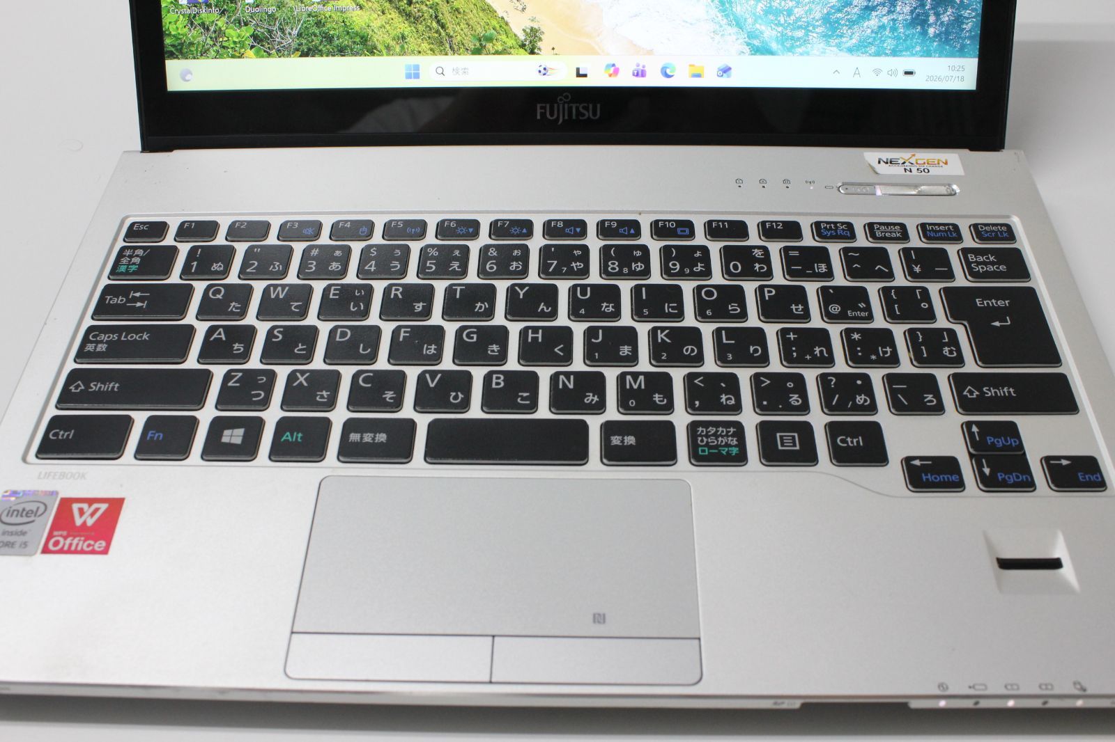 中古】富士通 LIFEBOOK WS1/T Core i5/SSD256GB 8GB - メルカリ
