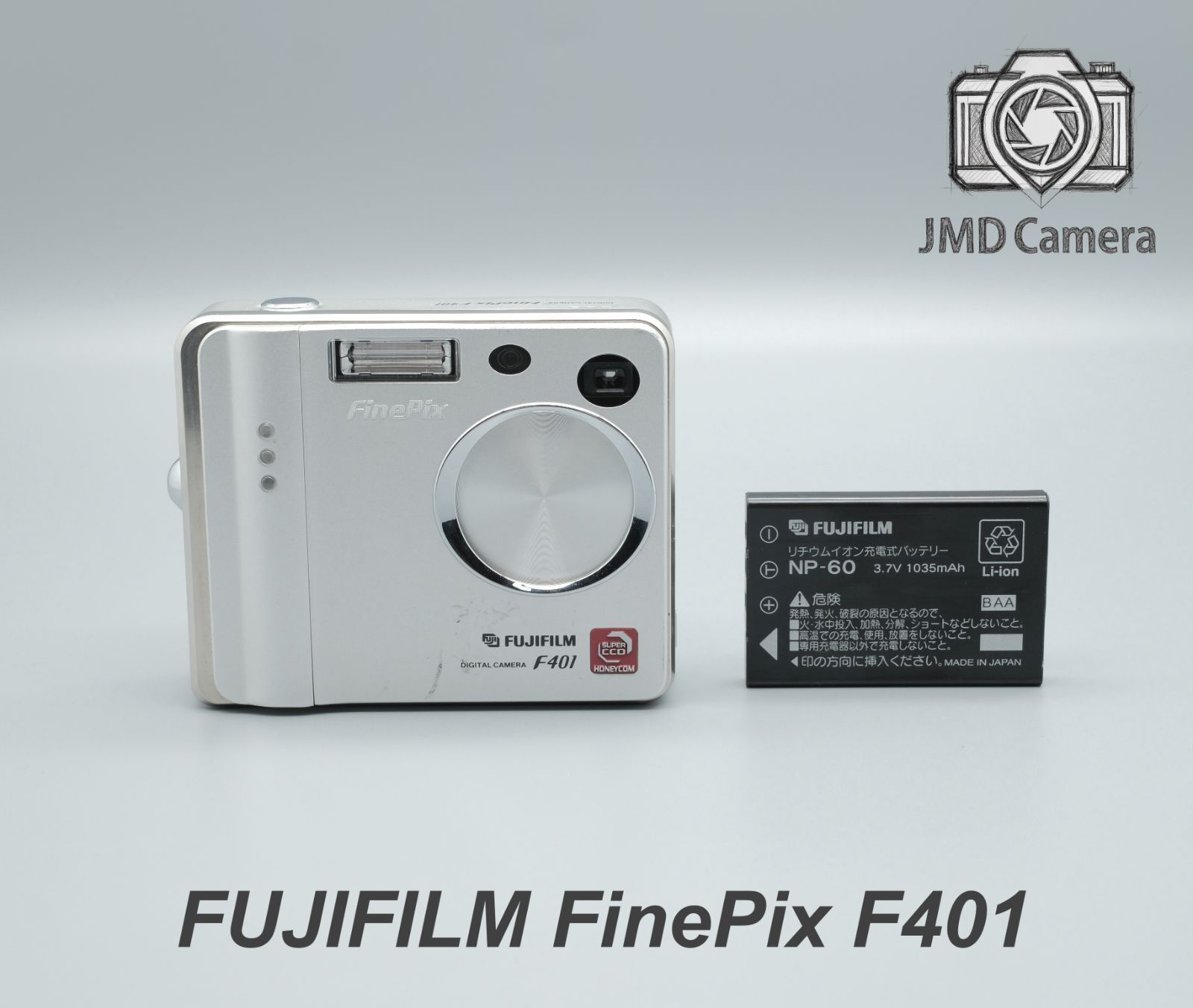 □完動品 FUJIFILM FinePix F401 シルバー コンパクトデジタルカメラ