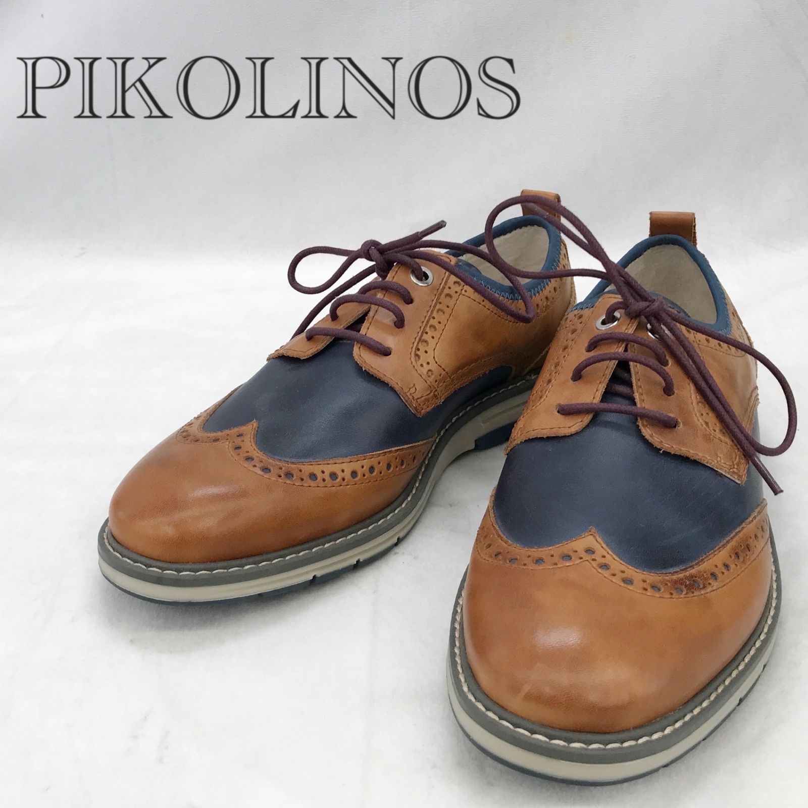PIKOLINOS ピコリノス PK-469 M7V-4137 カネット カジュアル ドレスシューズ 約25cm BRANDY ブラウン メンズ 靴_233