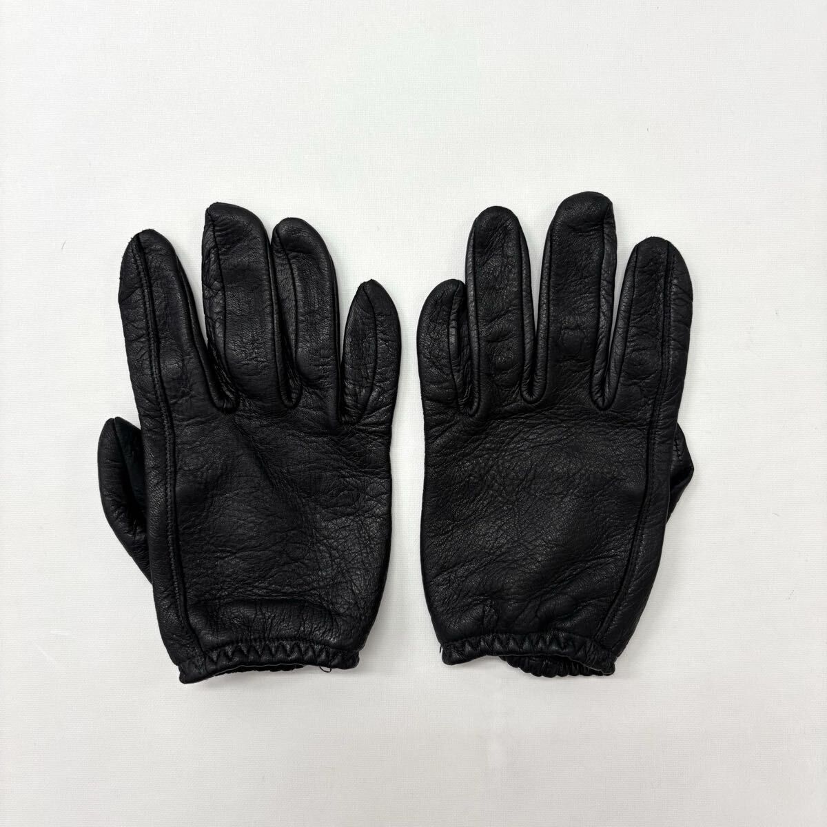希少 Lamp gloves ランプグローブ Utility glove Shorty ユーティリティ グローブ 鹿革 手袋 BLACK ブラック 系 807-0060