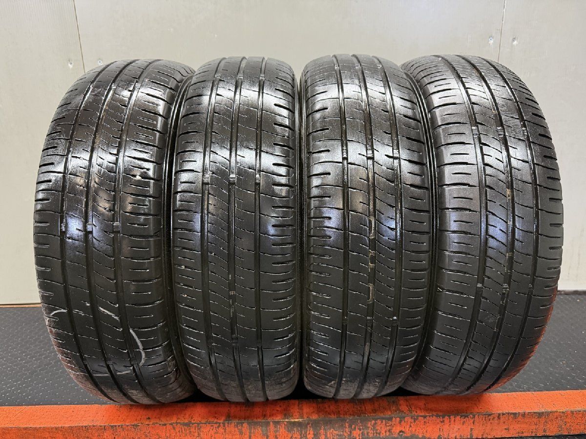 DUNLOP ENASAVE EC204 165/65R14 14インチ 夏タイヤ 4本 22年製 バリ溝 タンク ルーミー トール パッソ ブーン ソリオ等　(STD339)