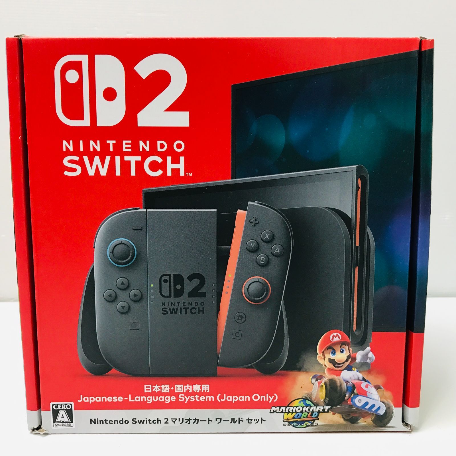 Nintendo Switch2　マリオカートセット　ニンテンドースイッチ2　日本語.国内専用　※マリオカート使用不可　初期化済み　本体　A01-286