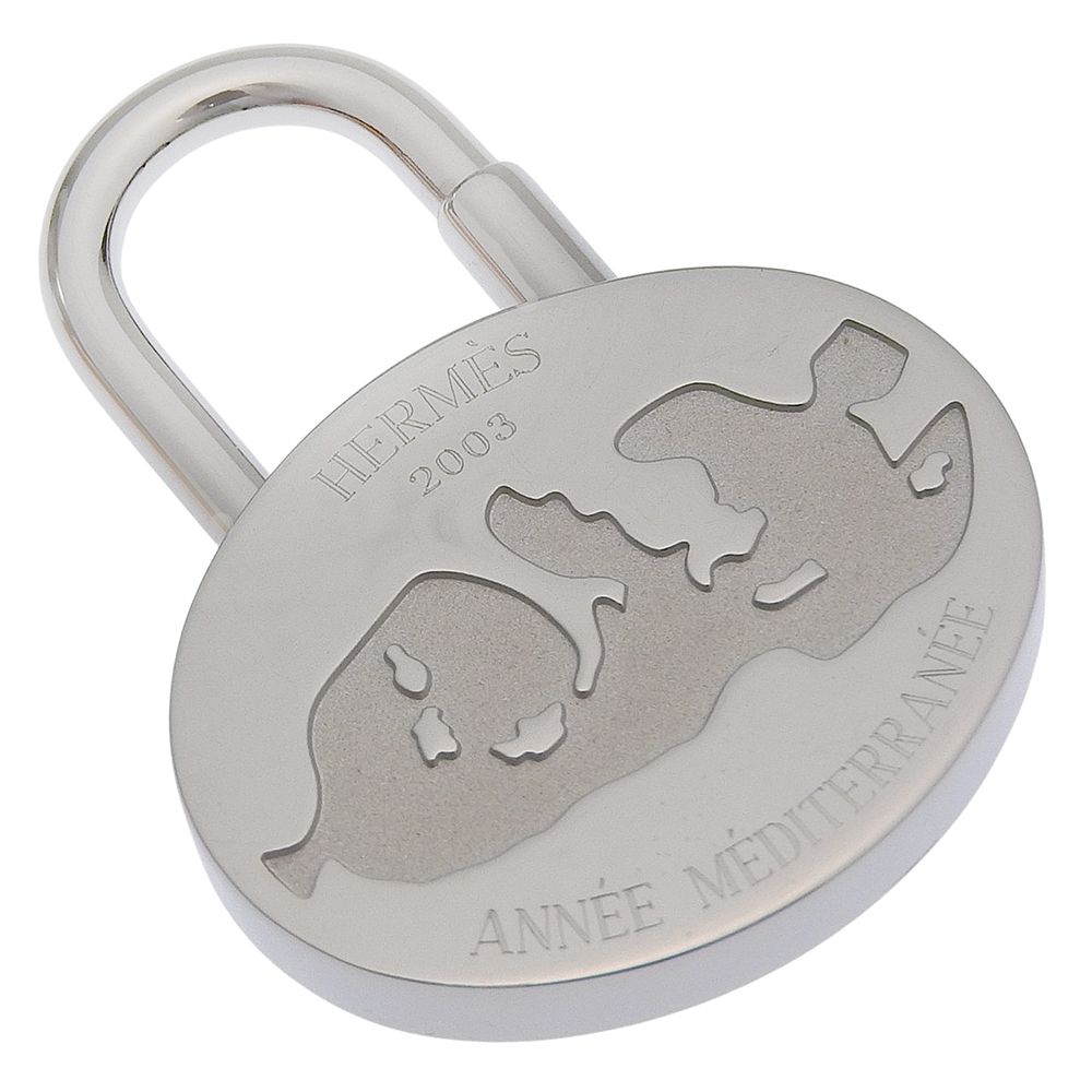 【HERMES】エルメス 地中海 2003 ANNE MEDITERANEE 金属製 シルバー ユニセックス カデナ