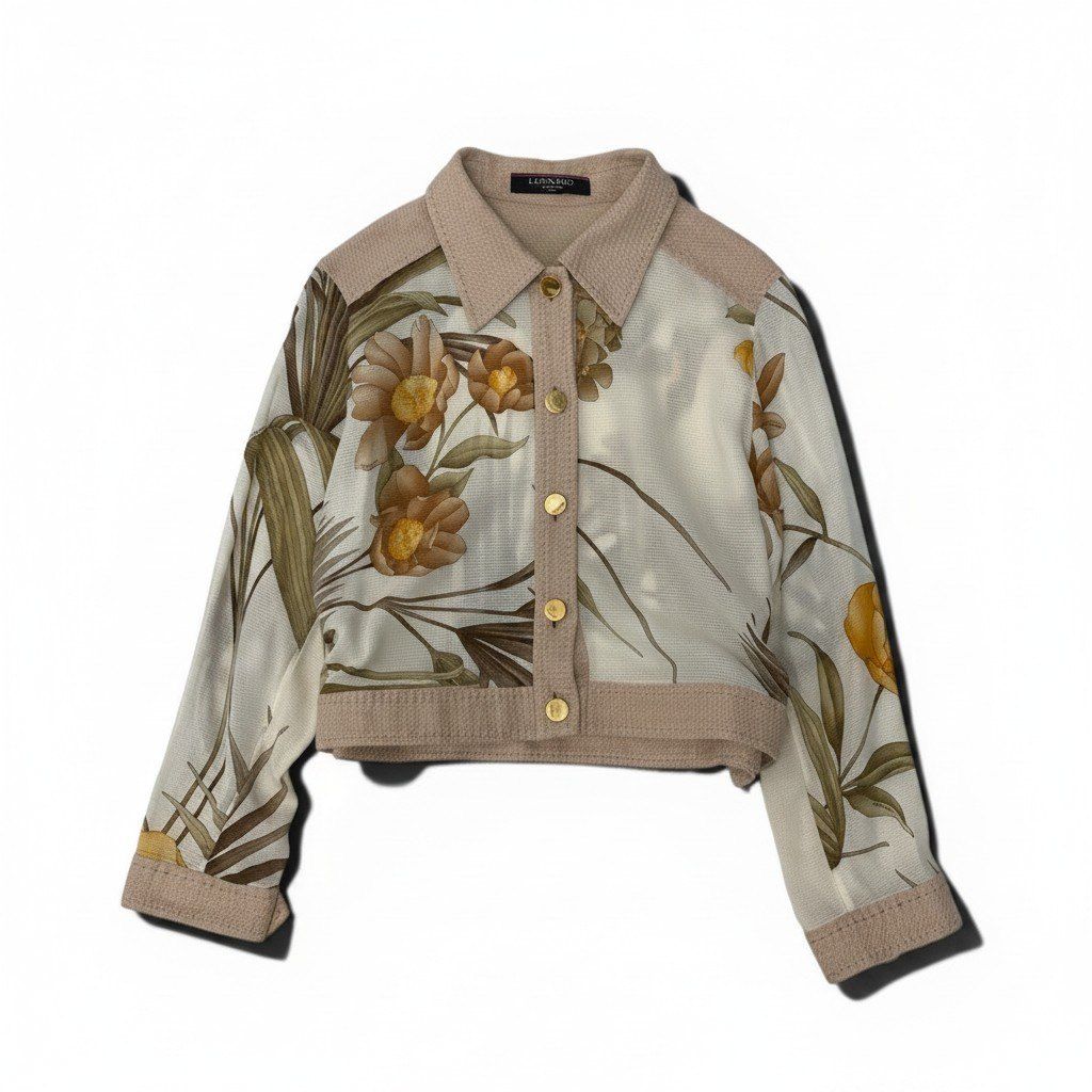 2g18 LEONARD FASHION レオナール シアージャケット 美しい花柄