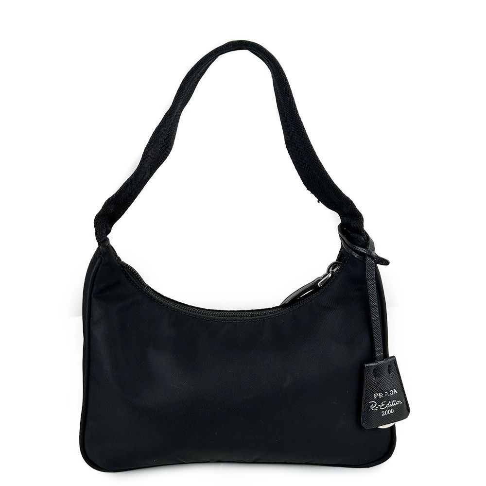 PRADA プラダ Re-Edition 2000 Re-Nylon ブラックナイロン 三角ロゴ