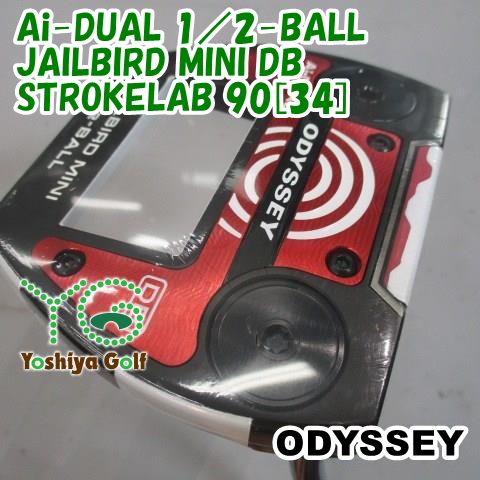 パター オデッセイ Ai-DUAL 1／2-BALL JAILBIRD MINI DB/STROKELAB 90[34]//3[153286] 21,243円