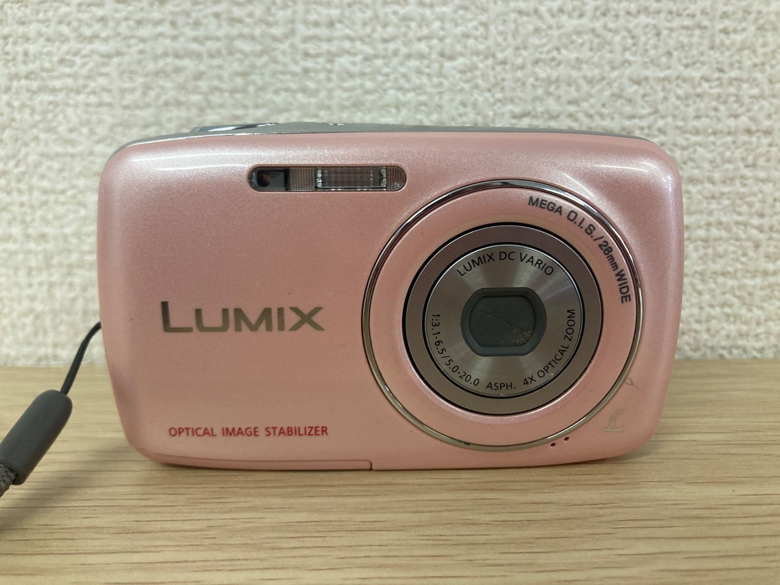 % 【通電動作未確認】Panasonic LUMIX DCM-S1 コンパクトデジタルカメラ ピンク　【カメラ1】【6】