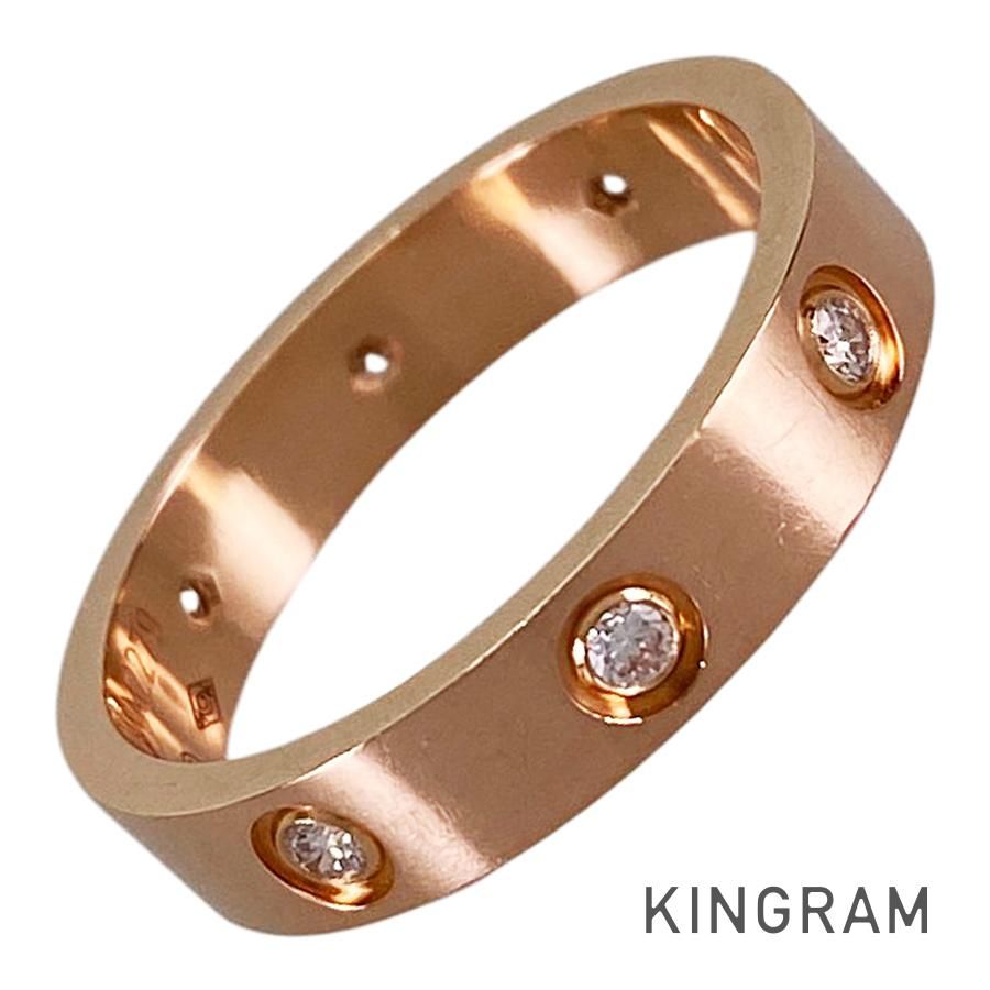 カルティエ Cartier ミニラブ K18PG ダイヤモンド 14号(54) リング sss【中古】