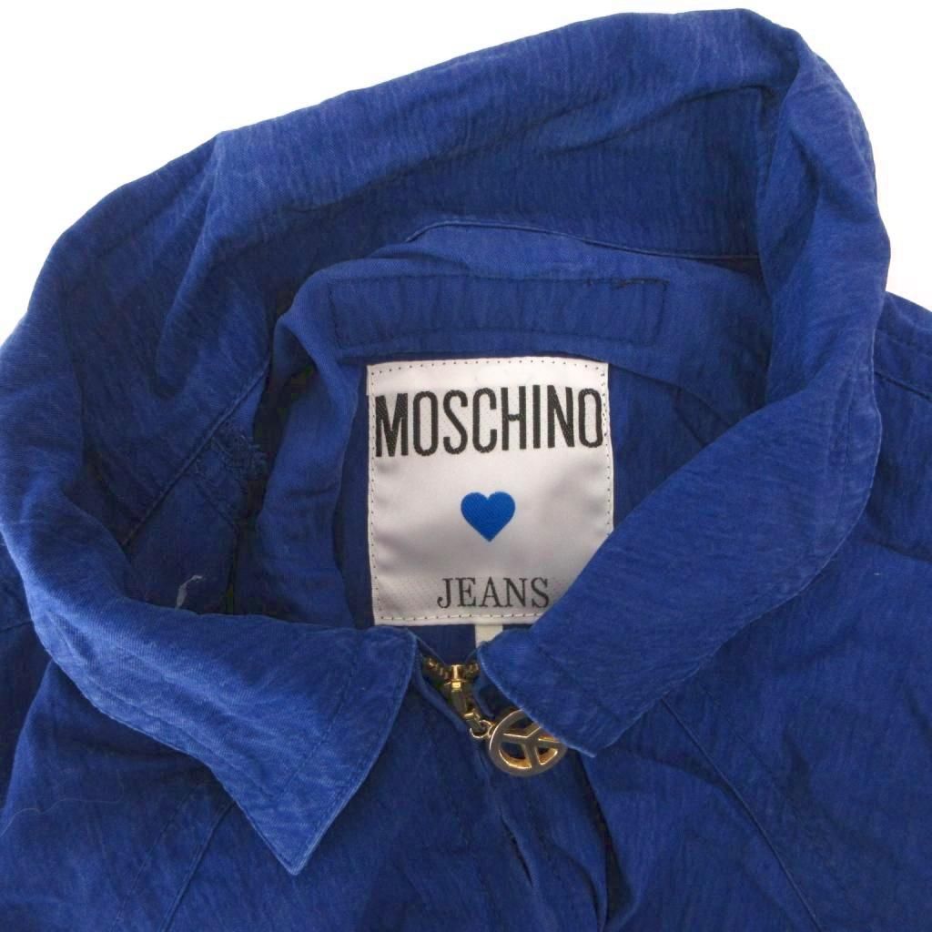 モスキーノジーンズ MOSCHINO JEANS ジャケット ブルゾン 金ボタン 9