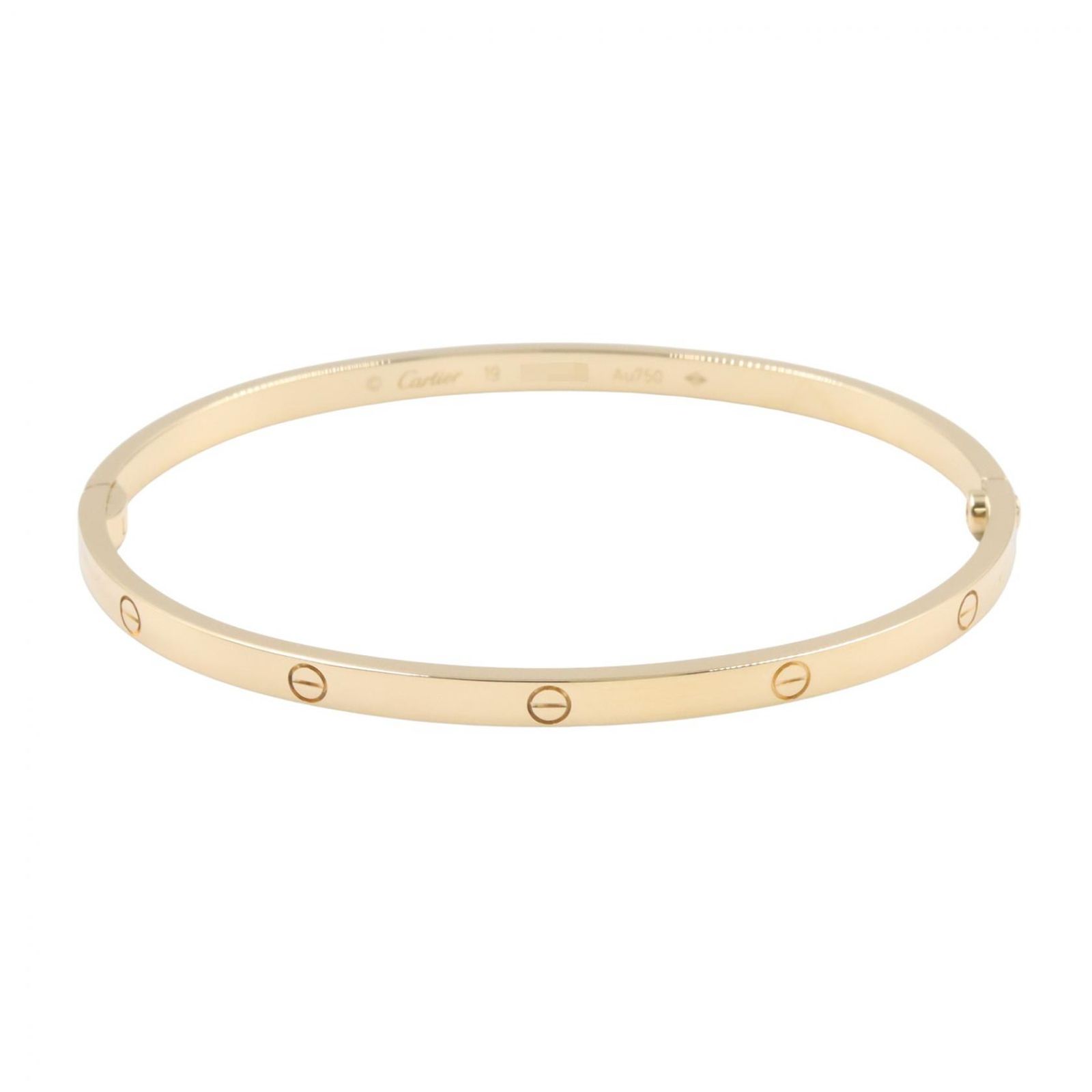 カルティエ CARTIER ブレスレット ラブブレス SM B6047519 腕回り17.5㎝ K18（イエローゴールド） ラブブレス SM レディース Used A