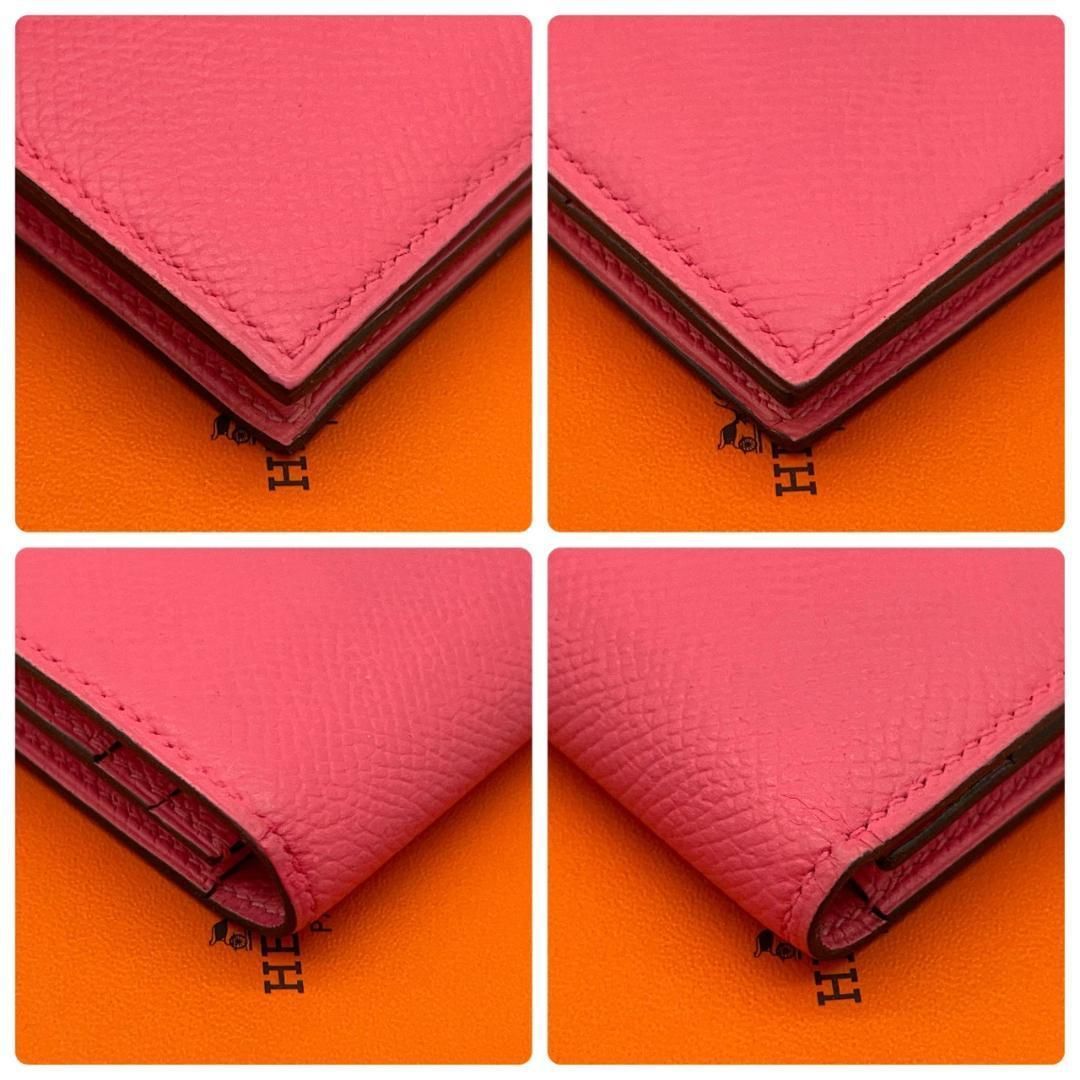 超極美品】エルメス HERMES 二つ折り長財布 ベアンスフレ ヴォー 