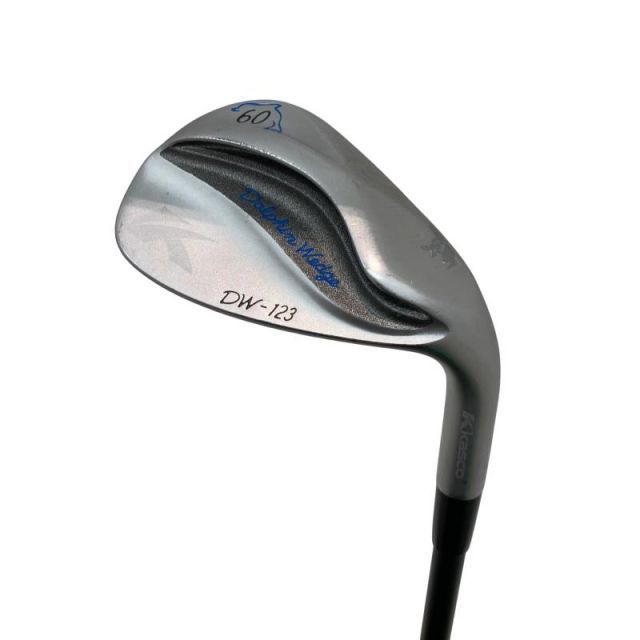 【中古】 キャスコ Dolphin Wedge DW-123 シルバー 60° ウェッジ WG Dolphin DP-231 (フレックスその他) メンズ 男性用 右利き 右用 Cランク ゴルフクラブ