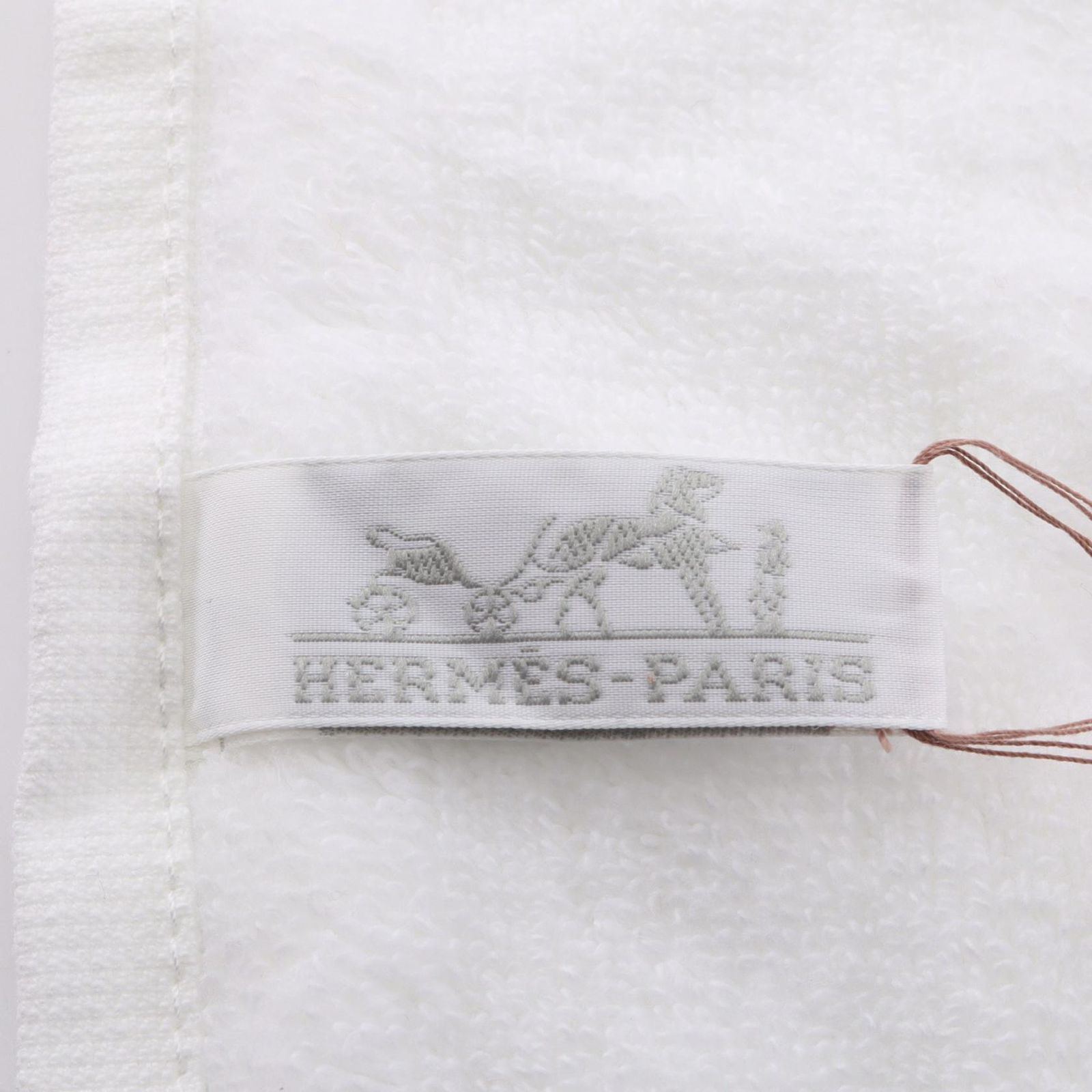 エルメス HERMES タオル カレタオル ラビリンス ハンド ホワイト