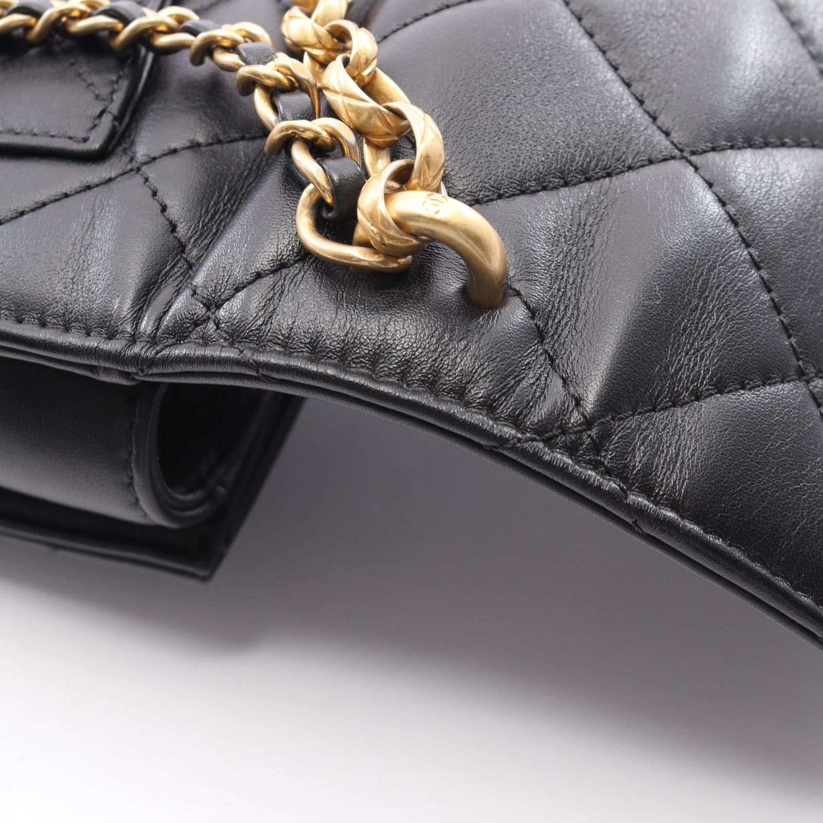 シャネル CHANEL ショルダーバッグ マトラッセ 2WAY AS1889 ブラック