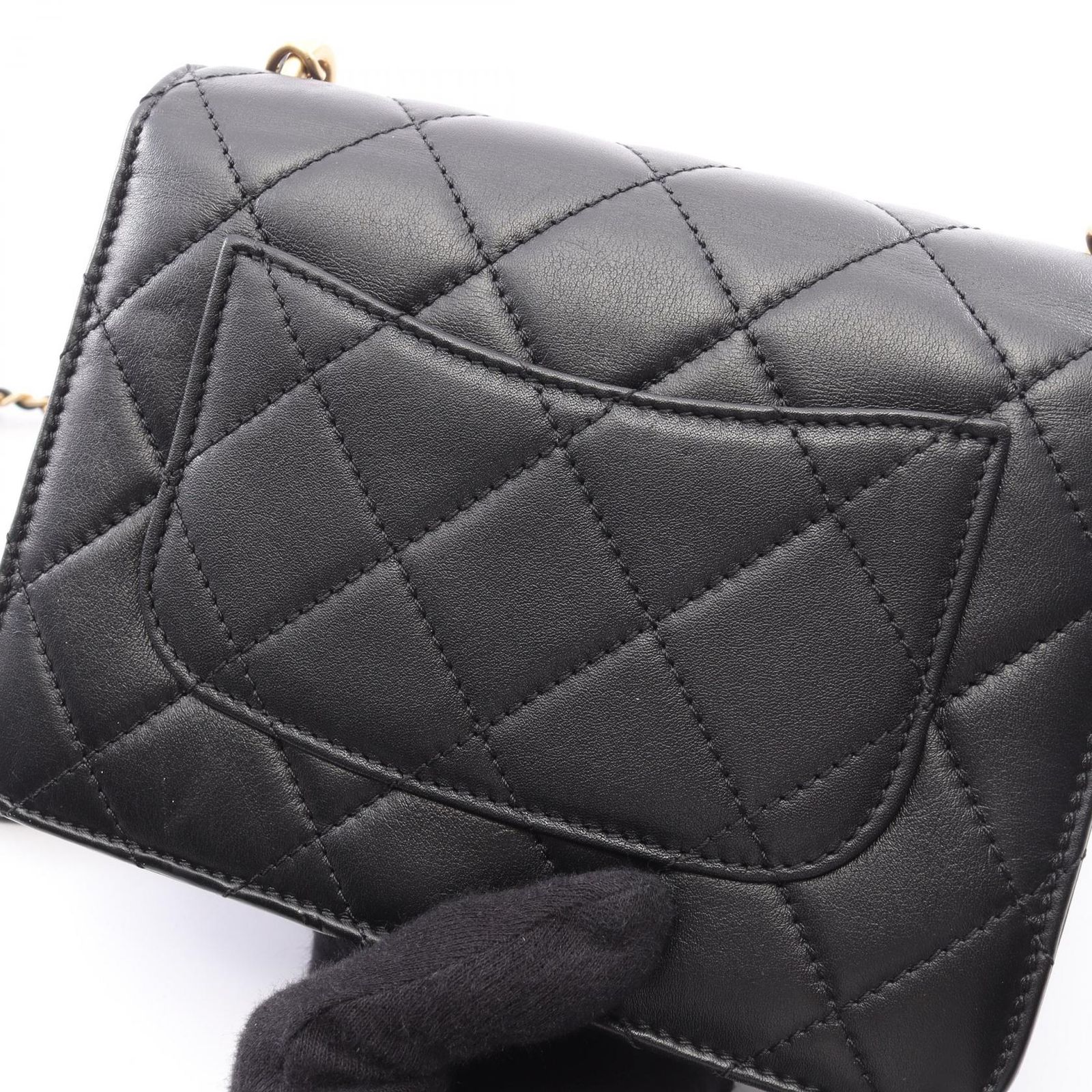 シャネル CHANEL ショルダーバッグ マトラッセ 2WAY AS1889 ブラック