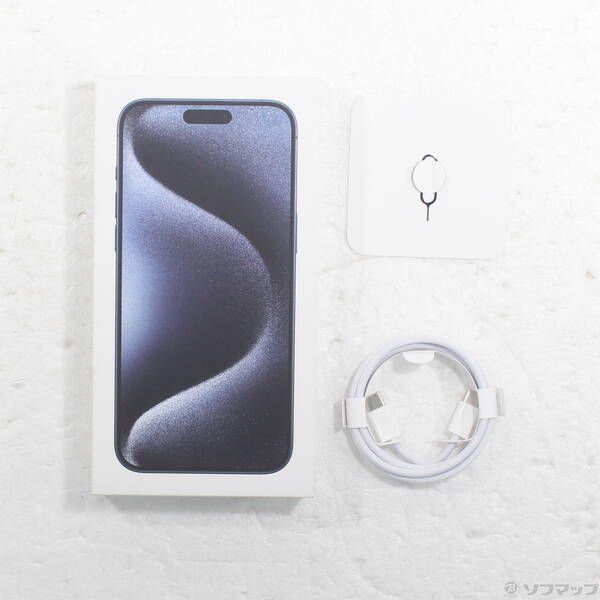 iPhone15 Pro Max 512GB ブルーチタニウム 中古 SIMフリー - ソフマップ