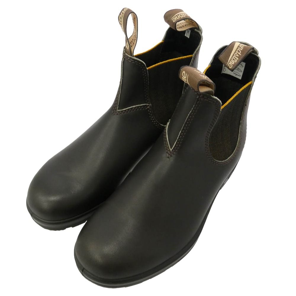 ブランドストーン BLUNDSTONE 2403 Leather Chelsea Lug Boots レザー サイドゴア チェルシー ショート ブーツ ブラック系 UK6【極上美品】【中古】